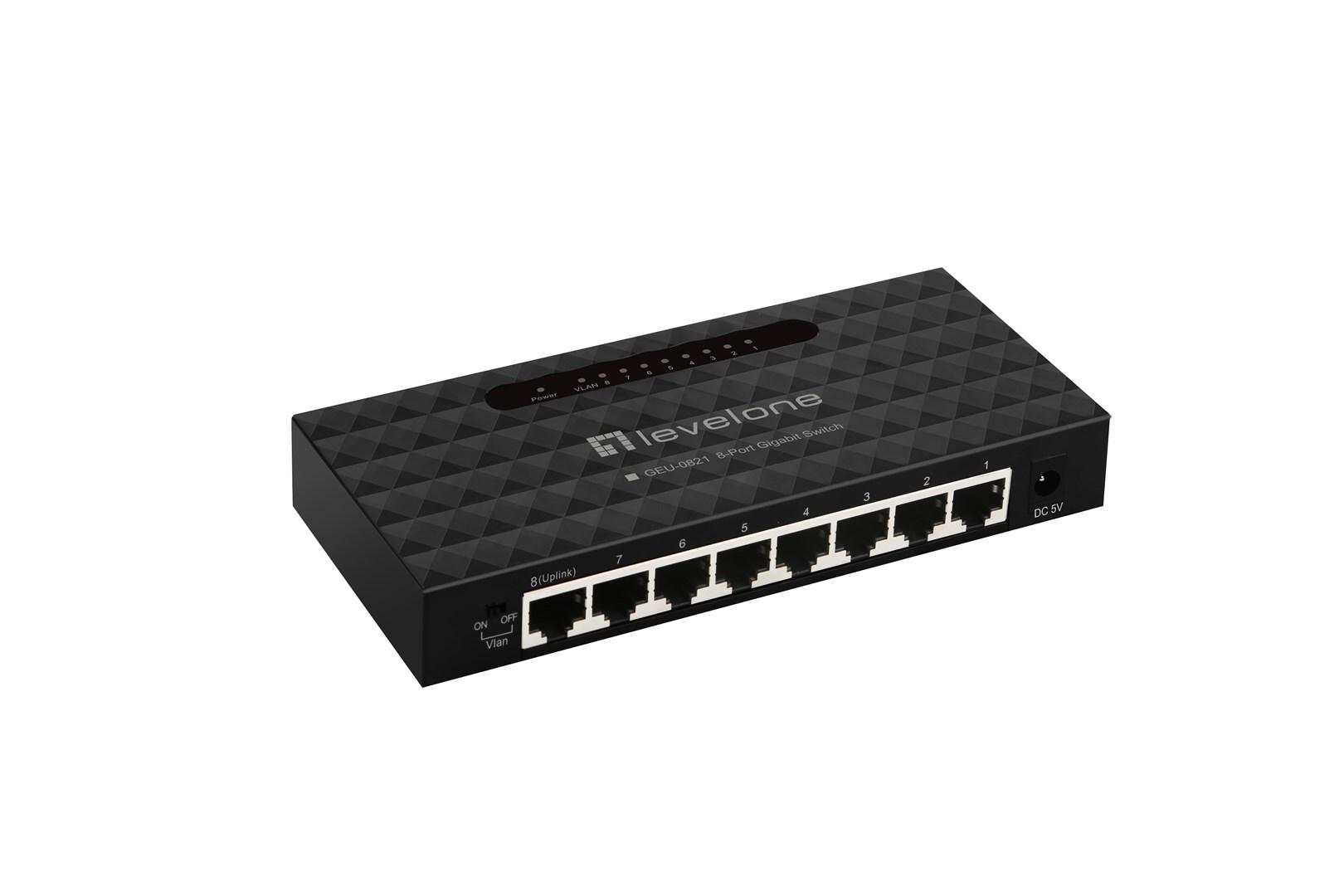 No name LevelOne GEU-0821 network switch