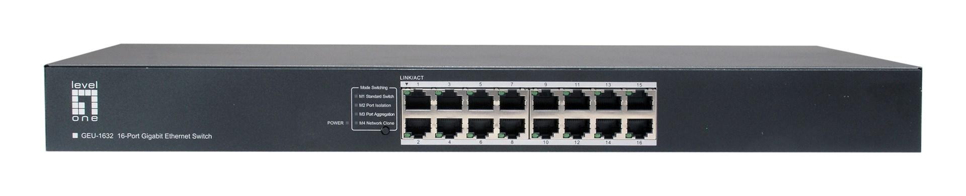 No name LevelOne GEU-1632 16-Port Gigabit
