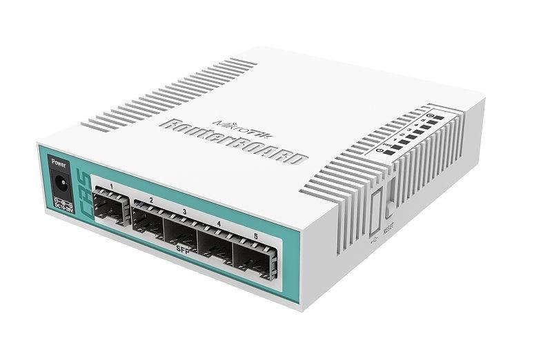 Mikrotik CRS106-1C-5S network switch Gigabit Ethernet
