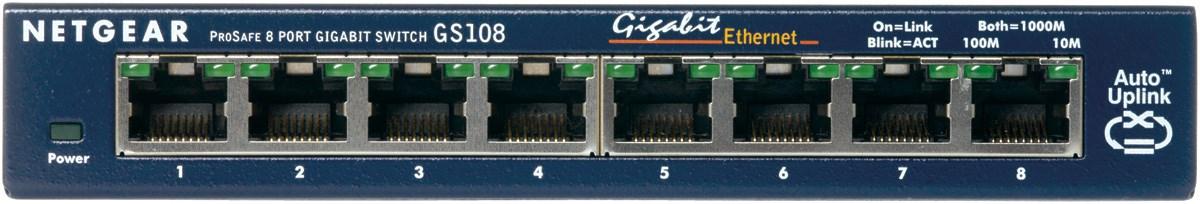 NETGEAR GS108GE network switch Unmanaged Gigabit