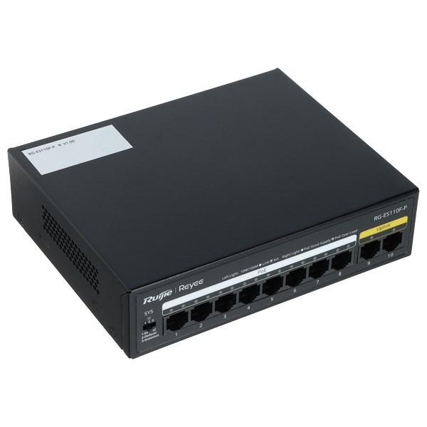 Ruijie PoE Switch RG-ES110F-P 8-Port Reyee