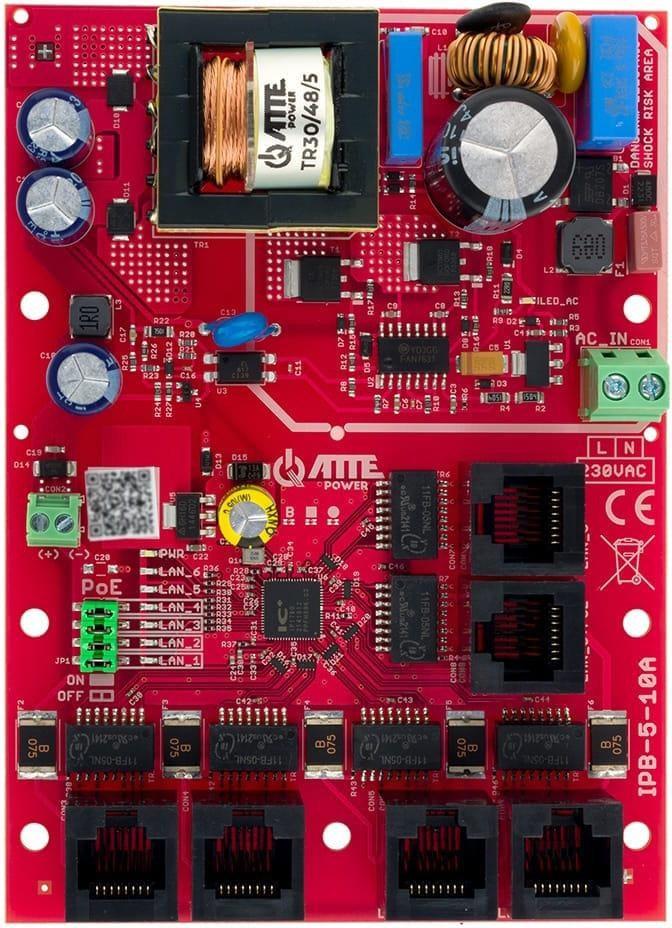 Switch PoE 6 portowy ze zintegrowanym