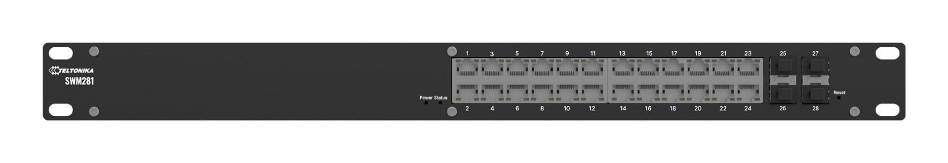 Teltonika SWM281 Managed L2+ Gigabit Ethernet