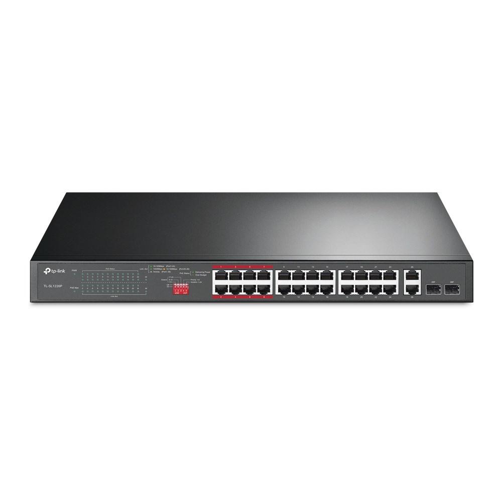 TP-Link 24-Port 10/100Mbps + 2-Port Gigabit
