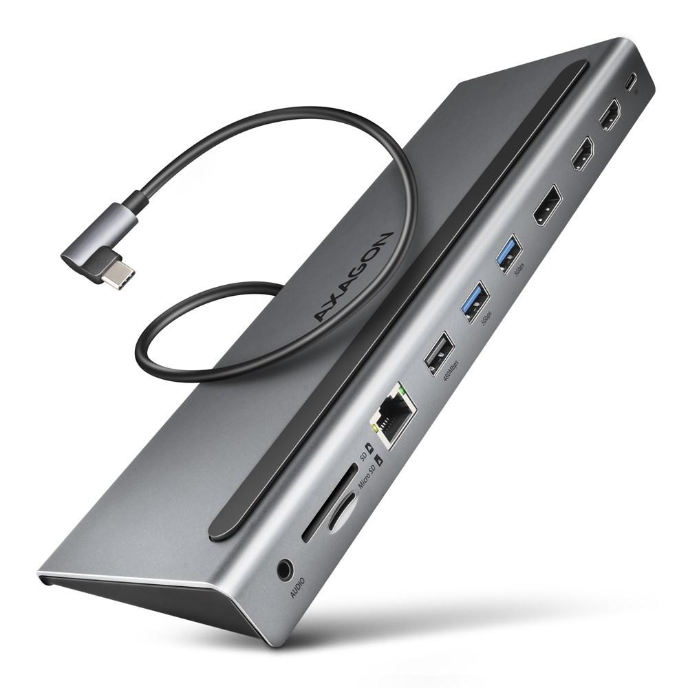 Axagon HMC-4KX3 USB 5Gbps hub, 3x