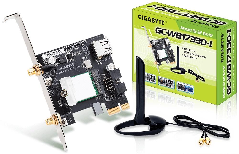 GIGABYTE GC-WB1733D-I network card Internal WLAN