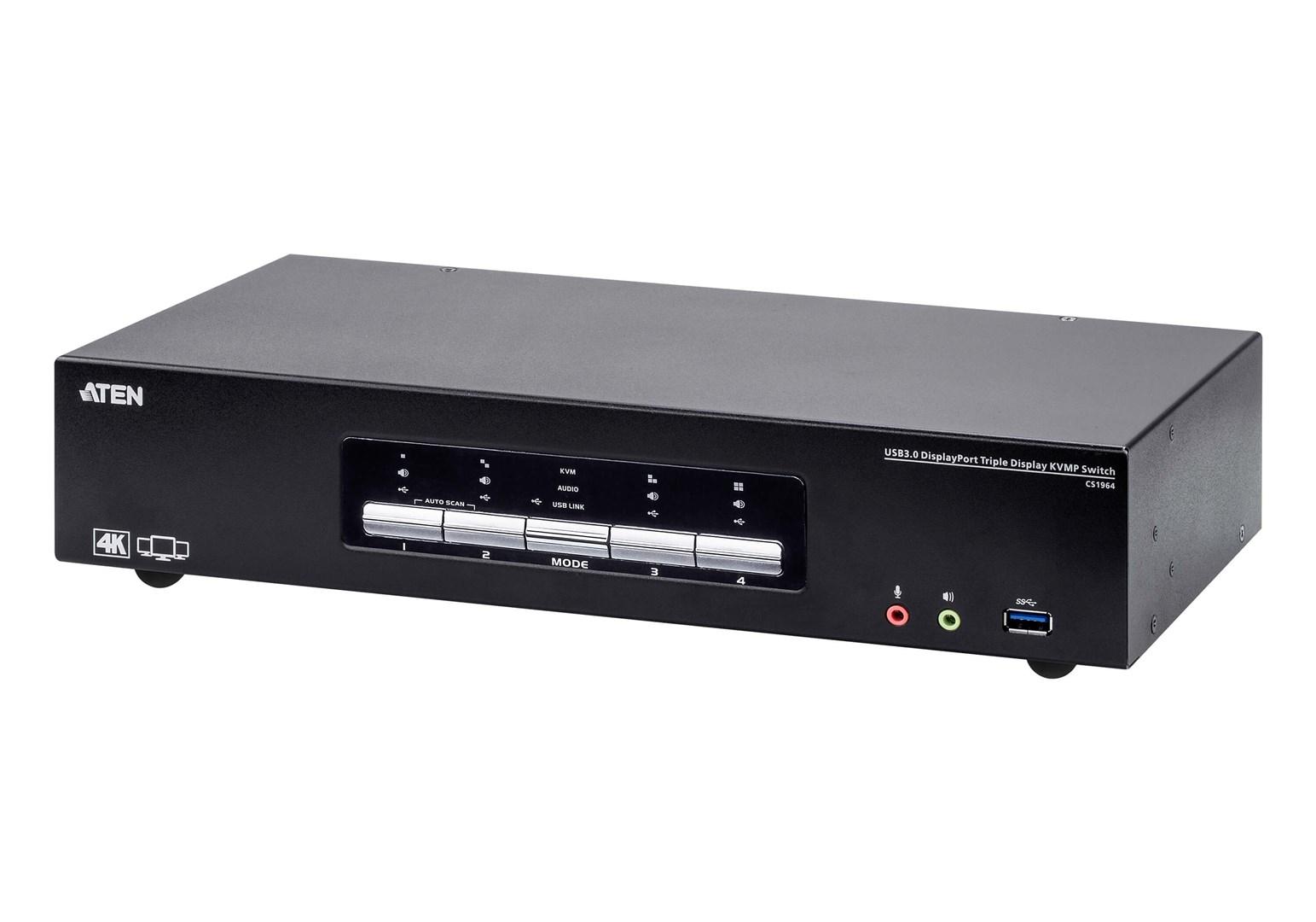 ATEN 4P USB3.0 4K DP