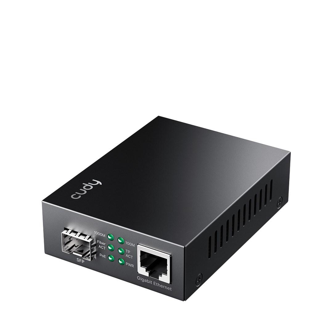 Cudy Gigabit Ethernet PoE+ Media Converter