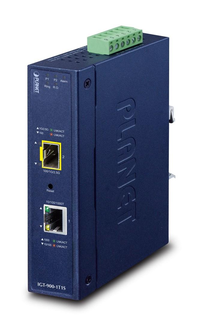 PLANET Industrial 1-Port network media converter