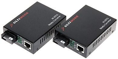 No name Single-mode media converter set