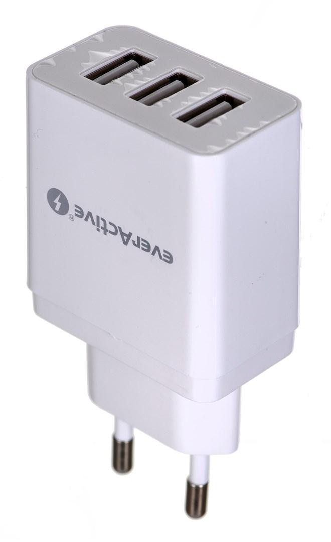 USB wall charger everActive SC-300 3xUSB