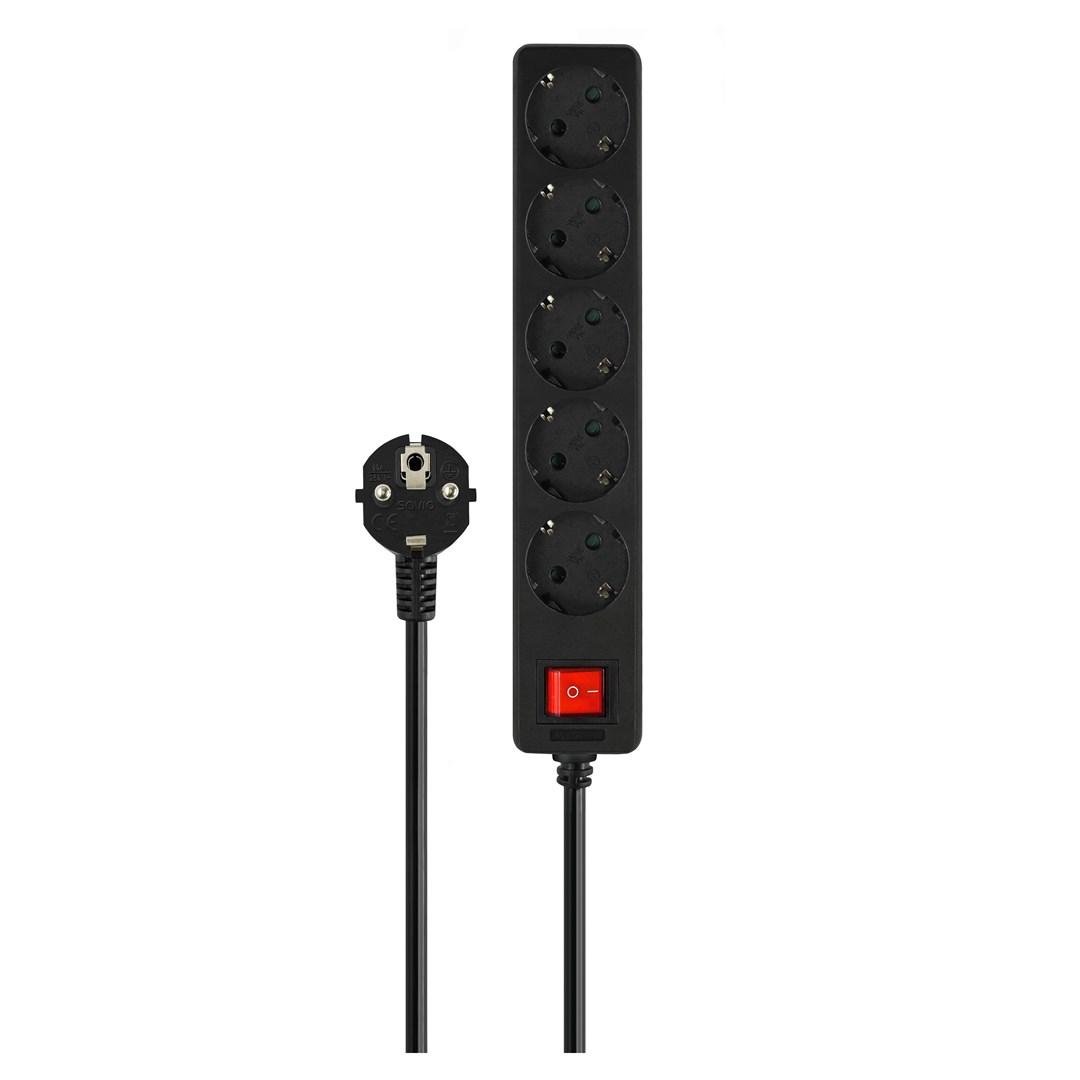 SAVIO LZ-15 Schuko Power Strip, 5
