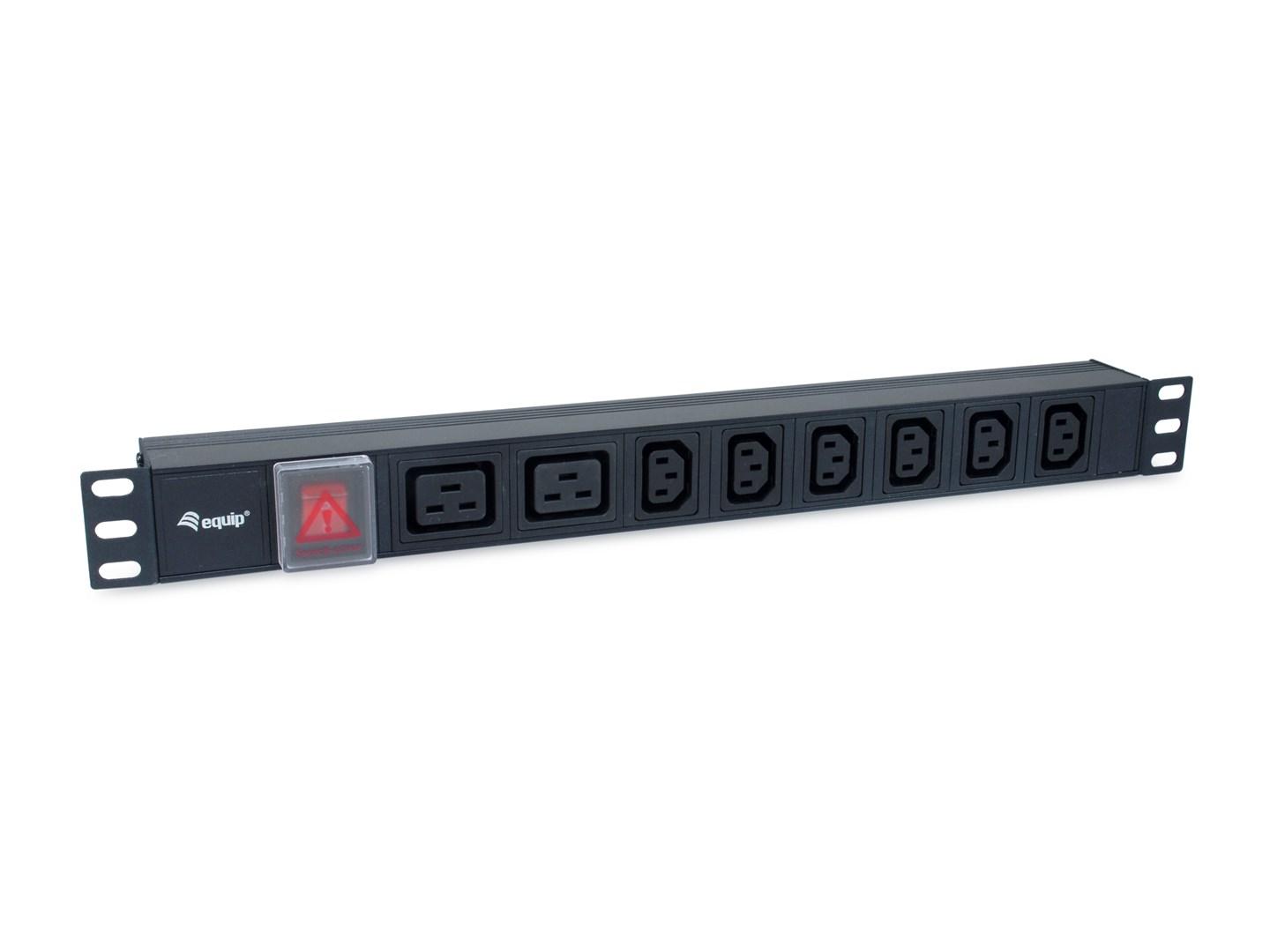 Equip 8-Outlet, 6 x IEC-C13+ 2X