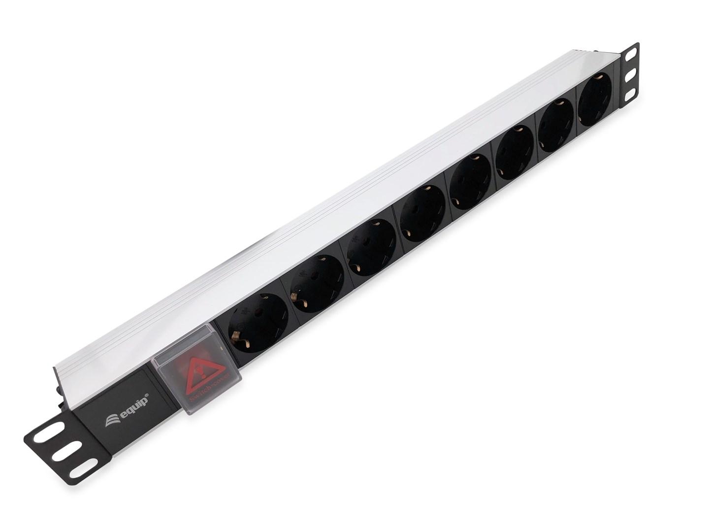 Equip 8-Outlet German Power Distribution Unit