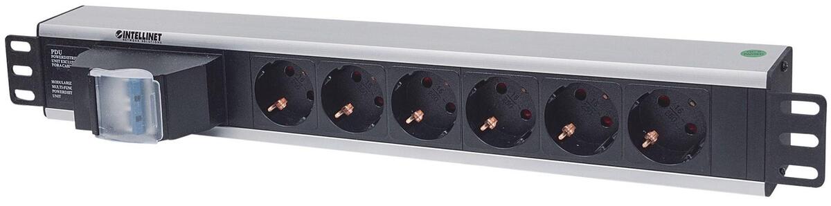 Intellinet 19" 1.5U Rackmount 6-Output