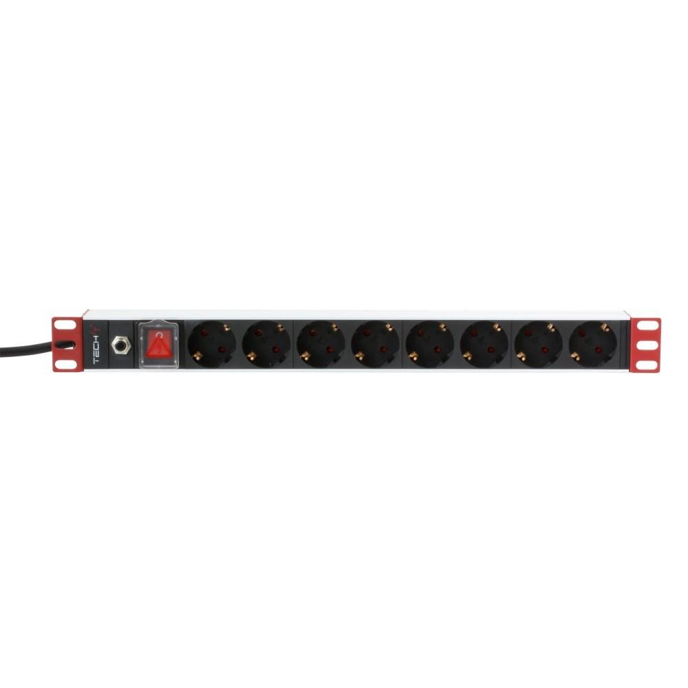 Techly Rack 19" Power Strip 8