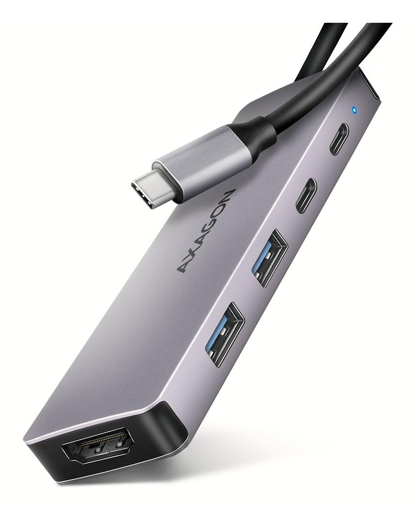 Axagon HMC-5H60 USB 5Gbps hub, 2x