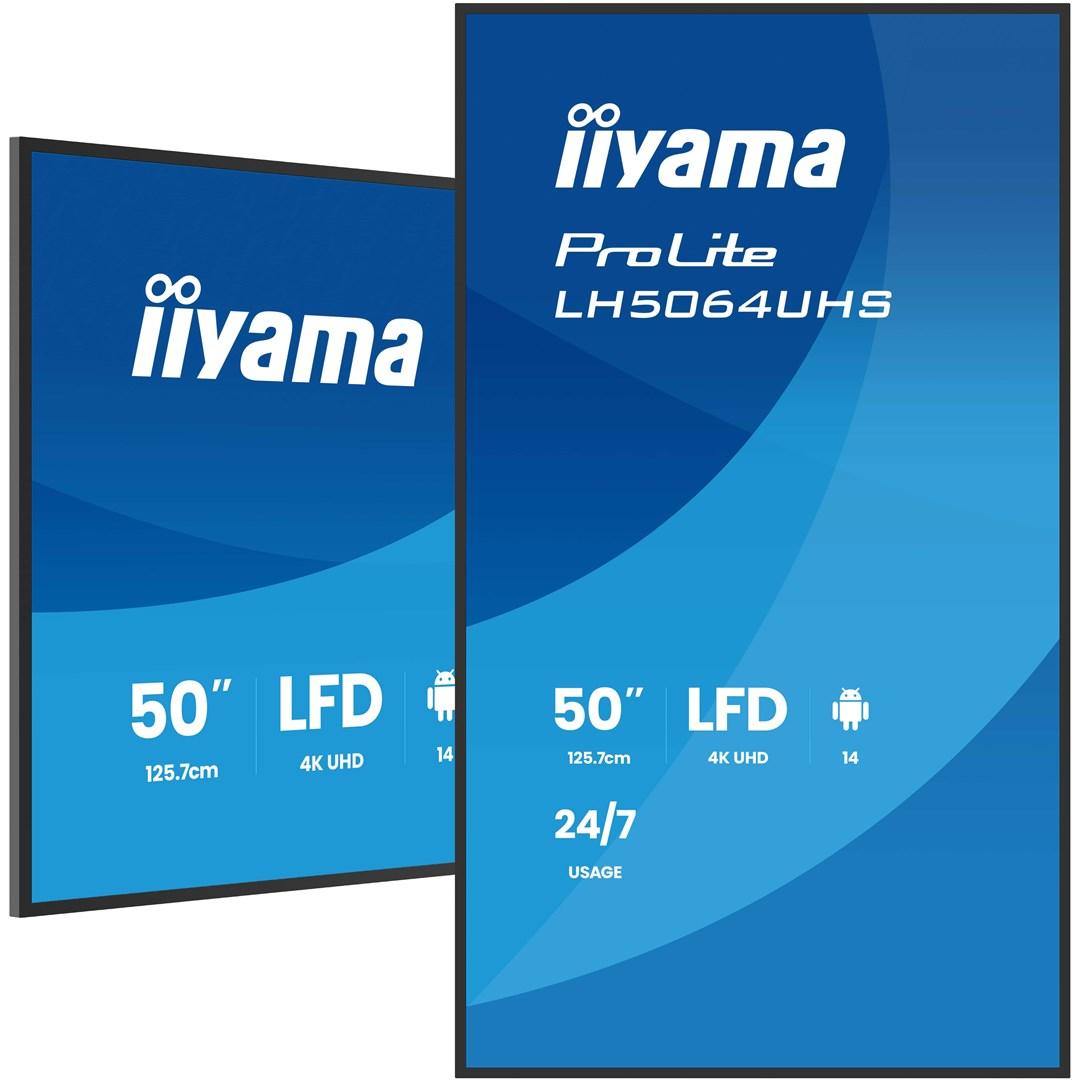 Iiyama LH5064UHS-B1AG Signage Display Digital signage