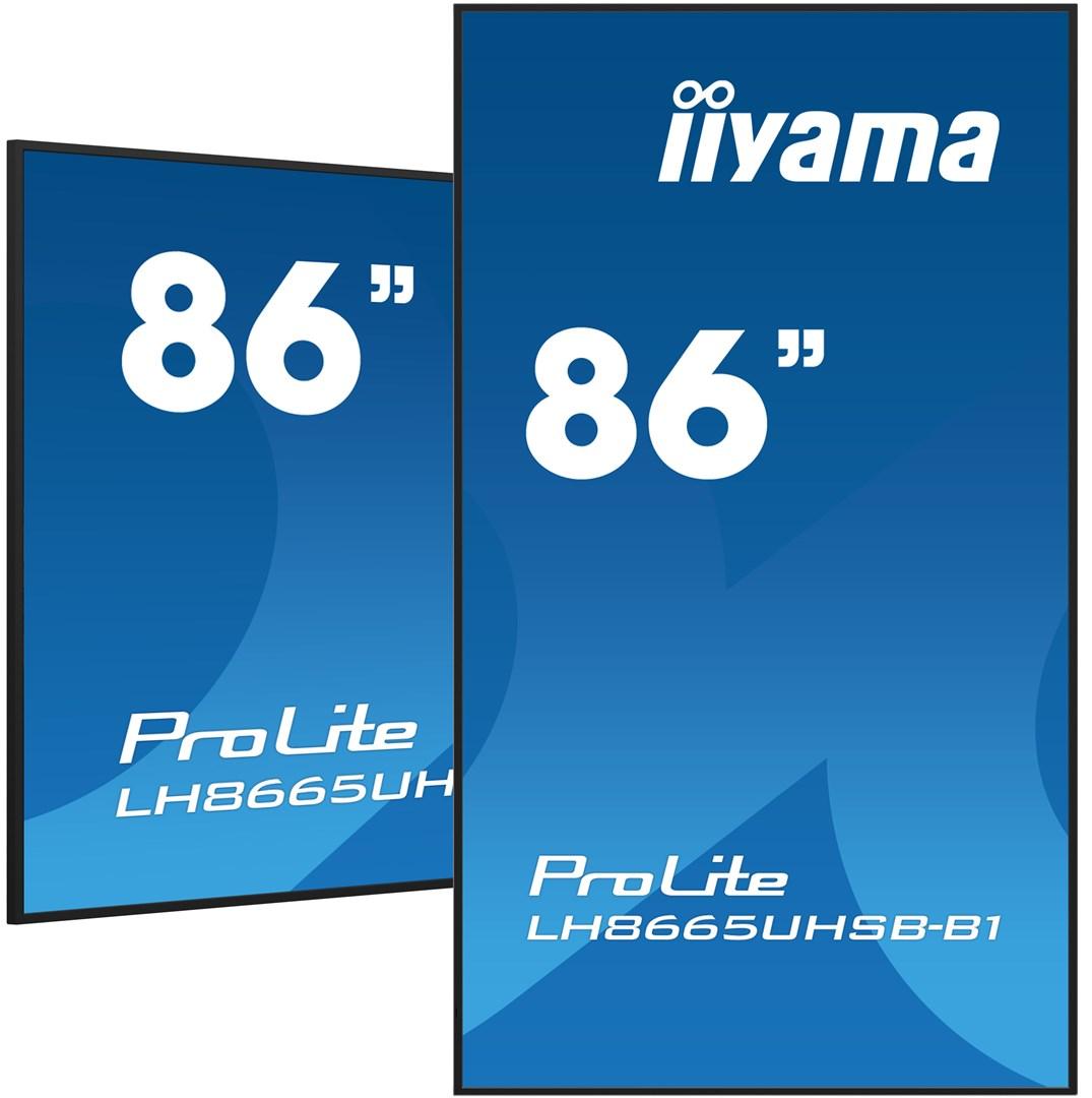 Iiyama LH8665UHSB-B1 Signage Display Kiosk design