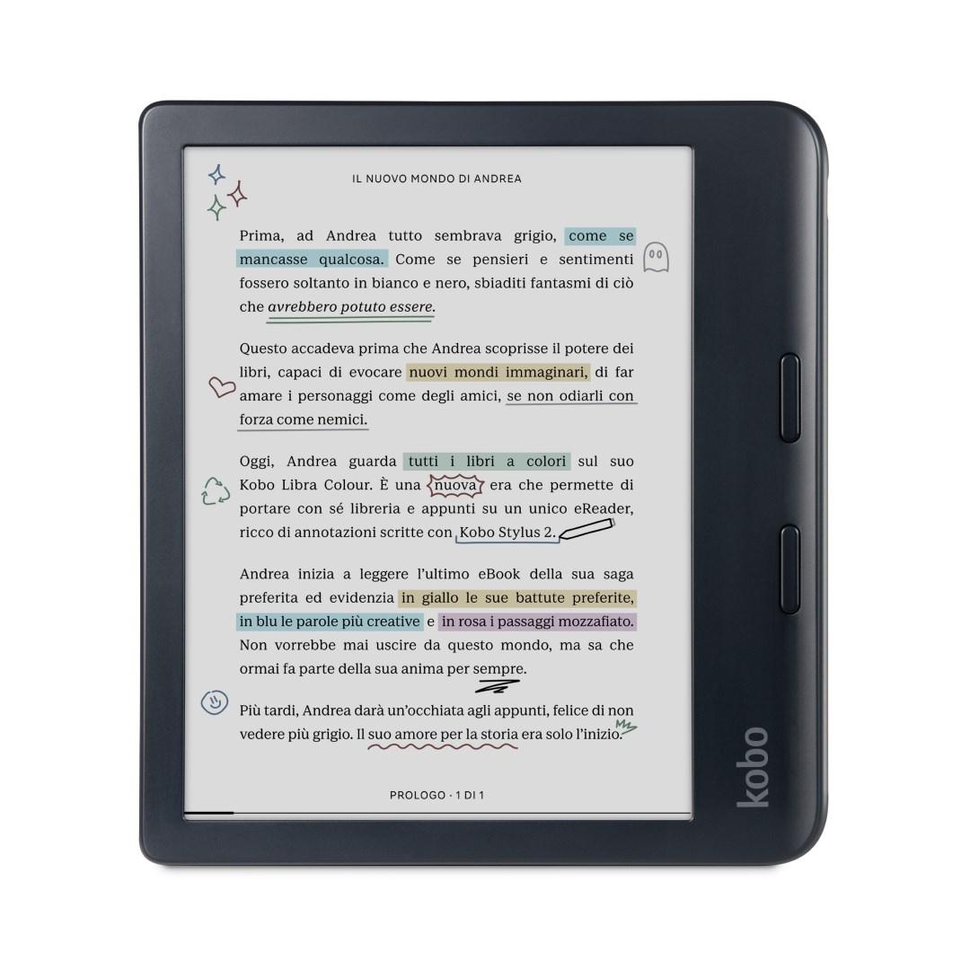 Kobo eBook Reader Libra with stylus