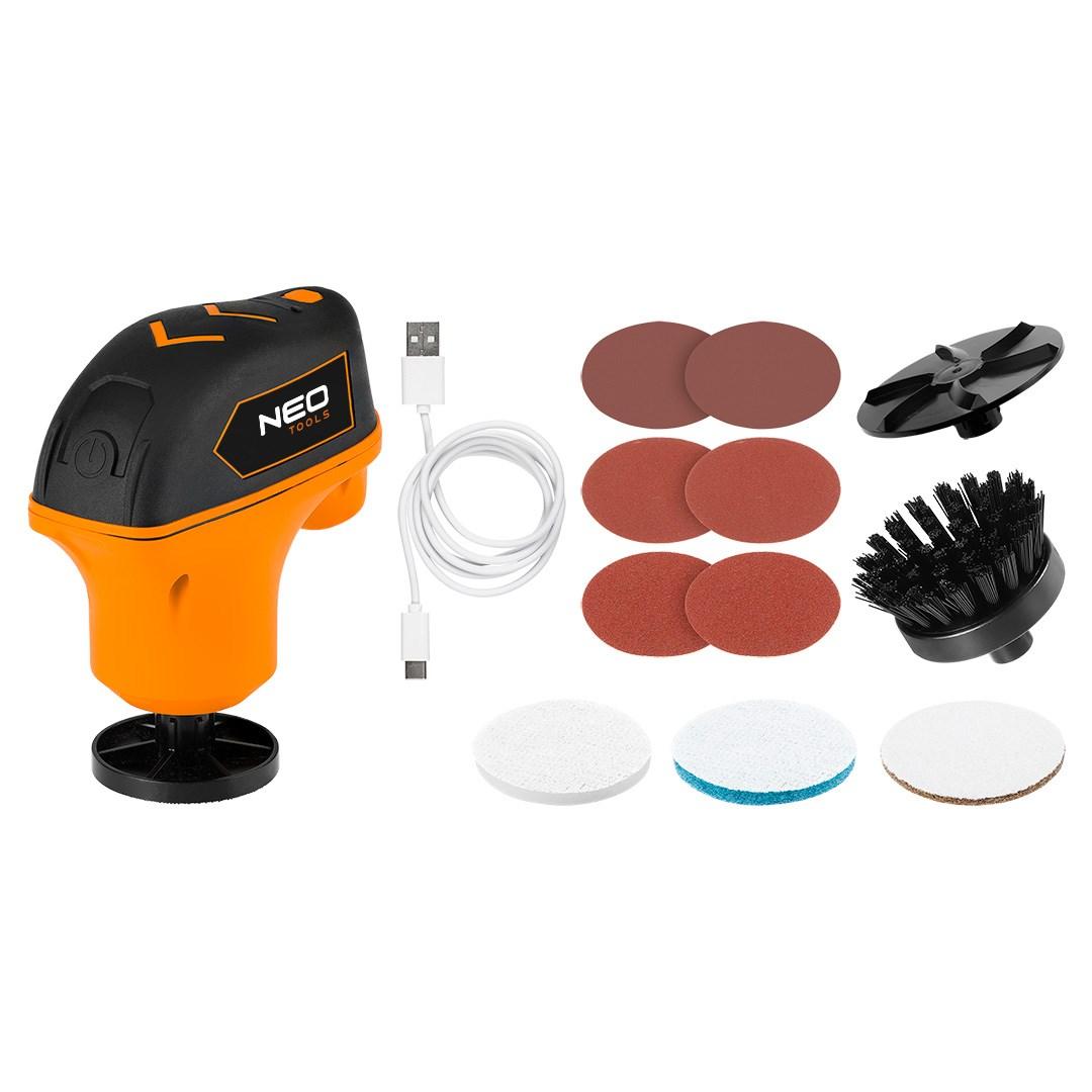 NEO TOOLS Mini All-In-One/Polisher 4V, Li-Ion
