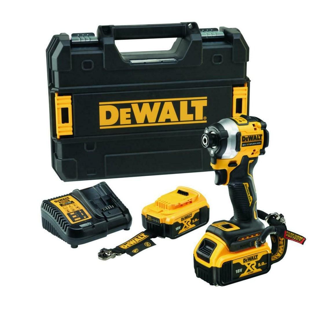 DEWALT. IMPACT SCREWDRIVER18V DCF850P2T 208Nm 2x5