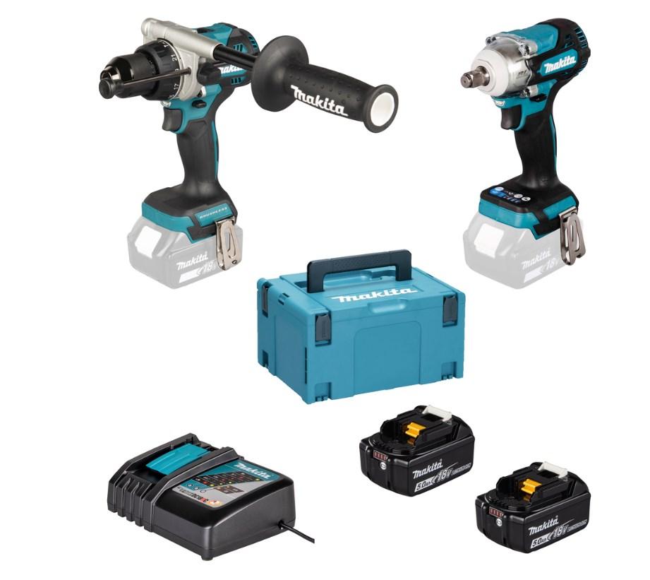 MAKITA ZESTAW COMBO 18V DLX2590TJ (DHP492