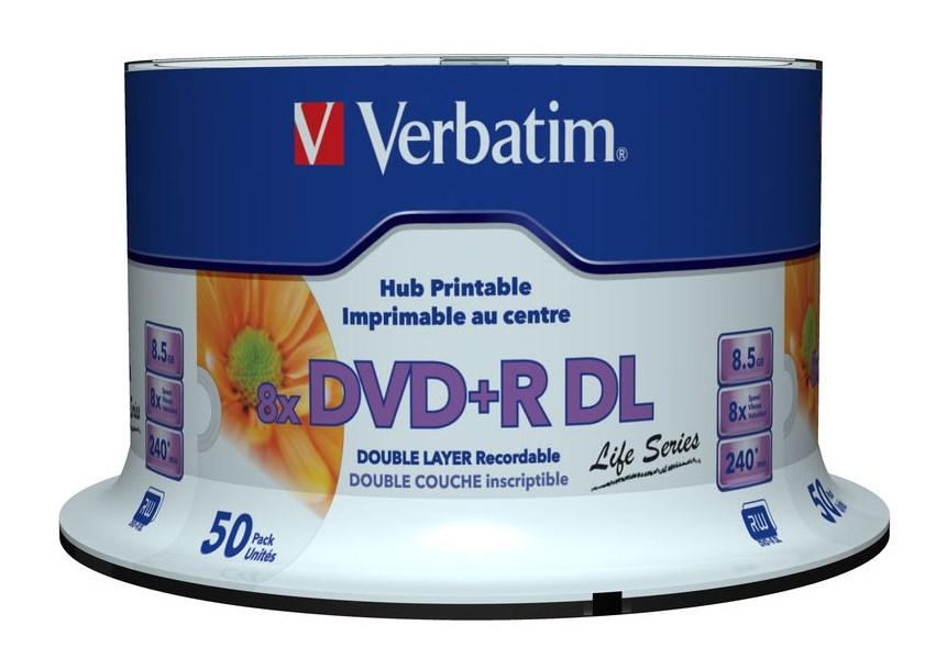 DVD+R Verbatim 8,5GB 50pcs 8x