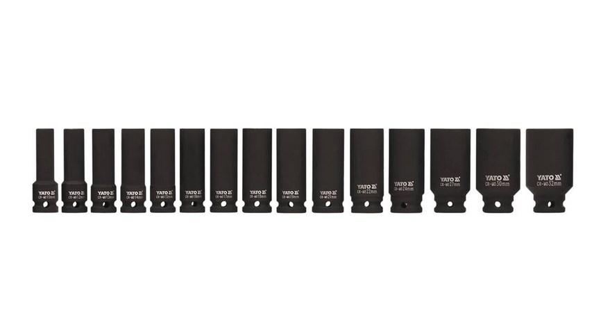 YATO Impact sockets YT. 15 pieces