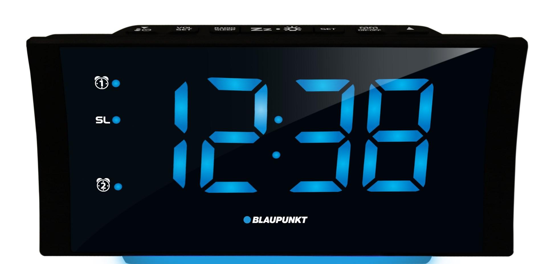 Blaupunkt CR80USB Digital alarm clock Black
