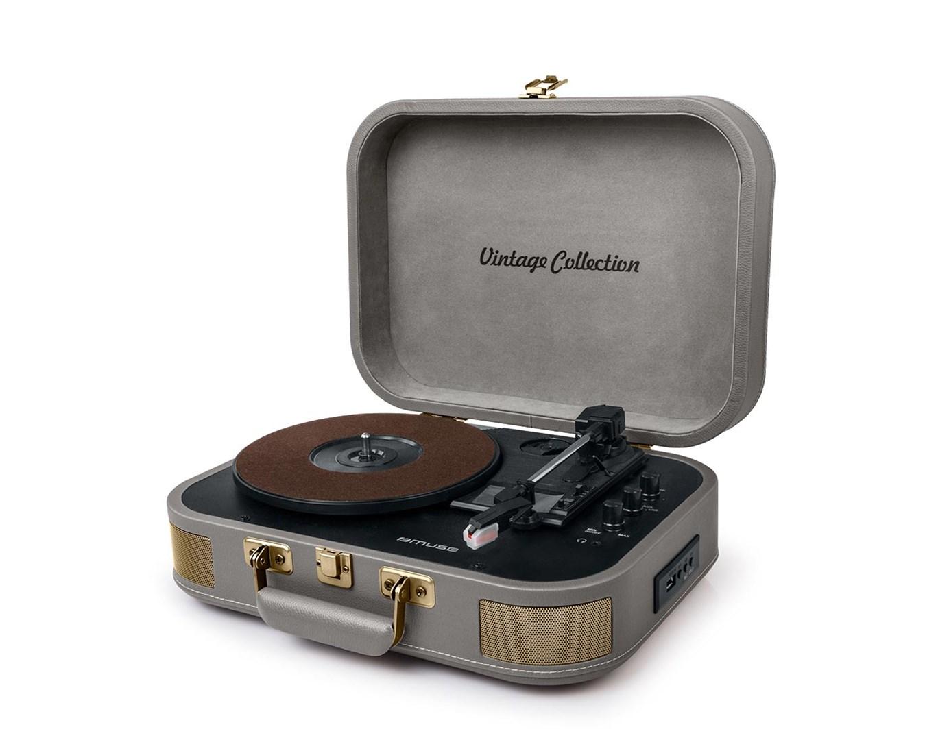 Muse MT-201 BTG audio turntable Green