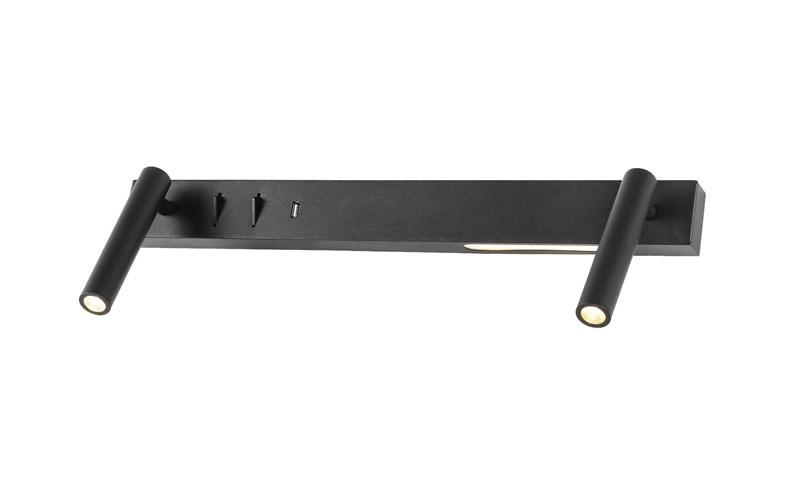 No name LUMINAIRE WALL 6+6W USB