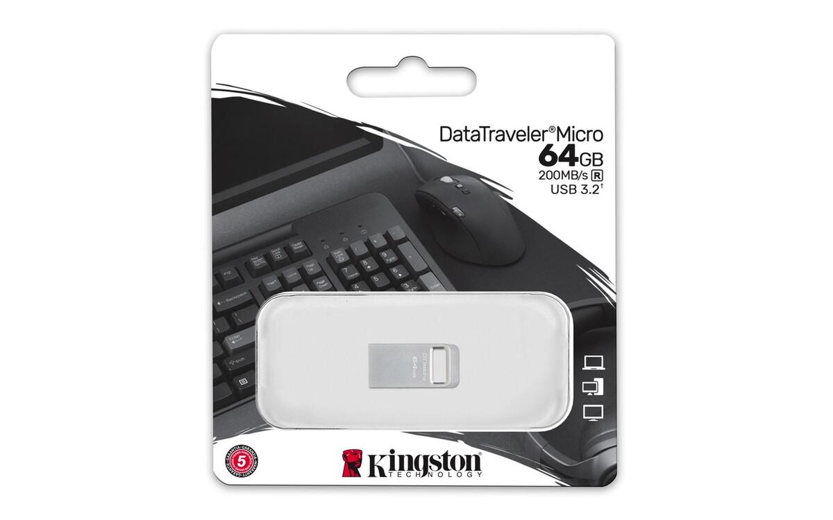 Kingston Technology DataTraveler 64GB Micro 200MB/s