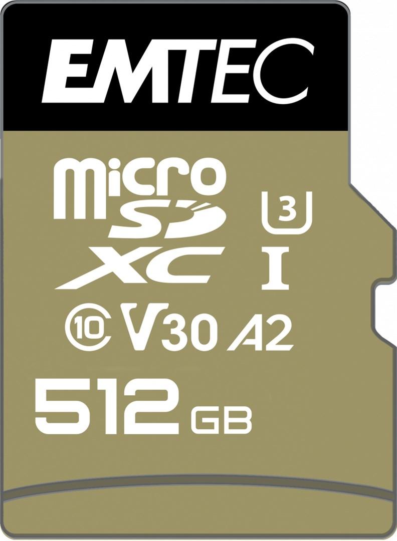 Emtec ECMSDM512GXC10SP memory card 512 GB