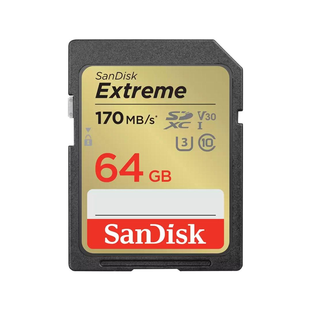 SD Extreme UHS-I Card  64GB SanDisk