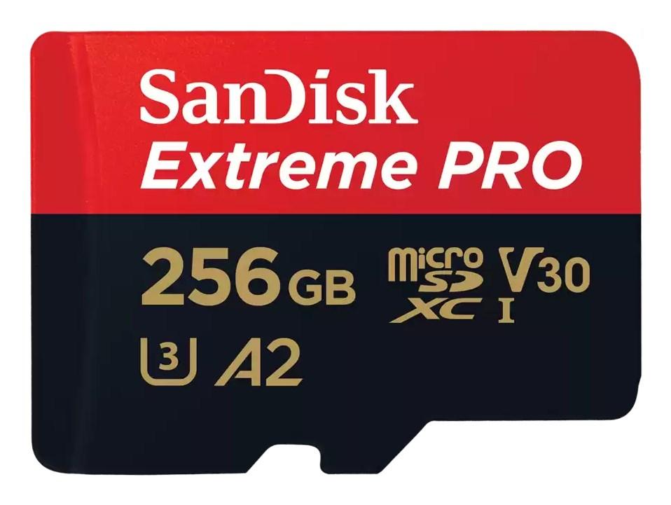 SD MicroSD Card 256GB SanDisk Extreme