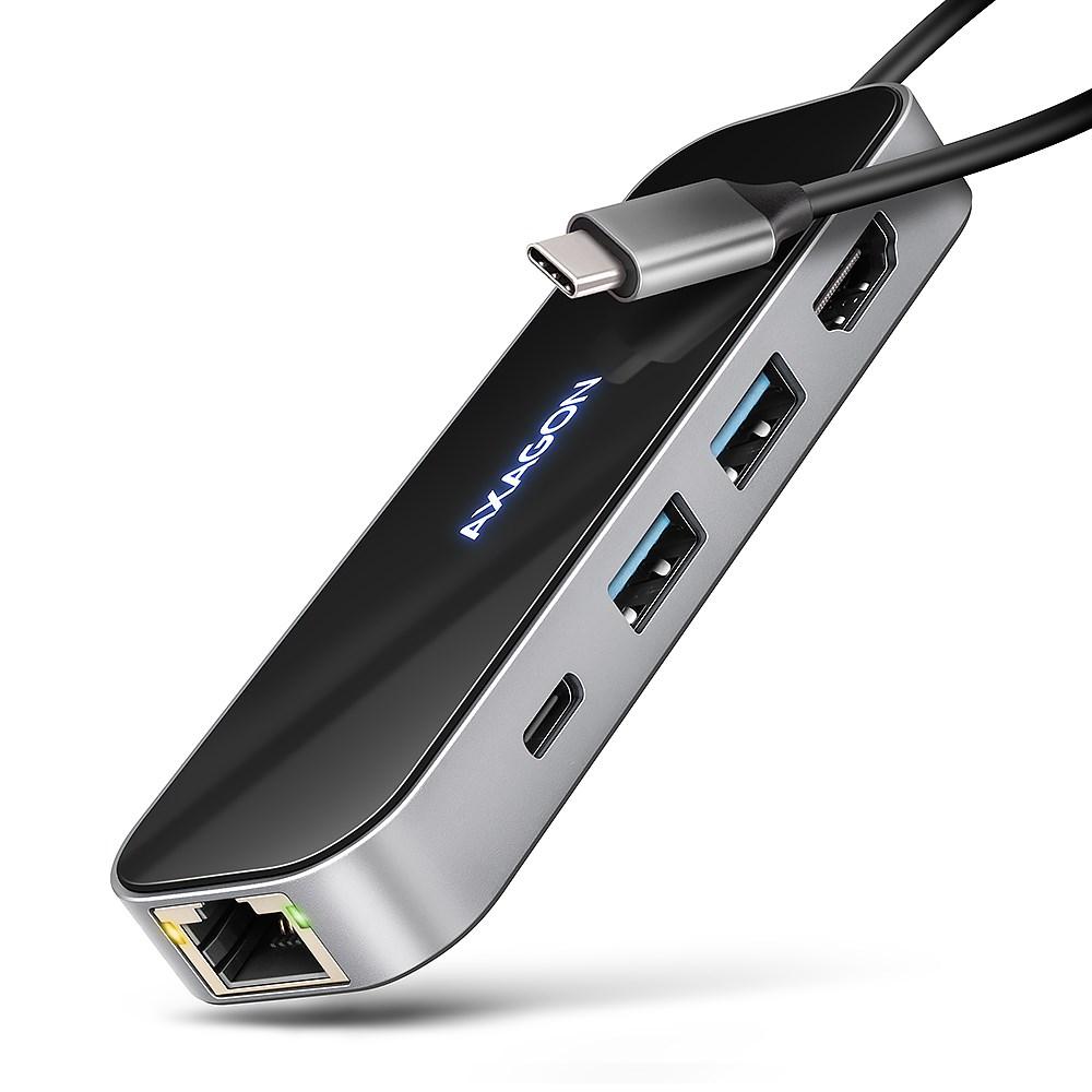 Axagon HMC-6GLN USB 5Gbps hub, 2x