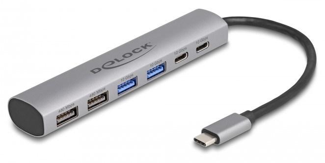 DeLOCK 6 Port USB Hub with