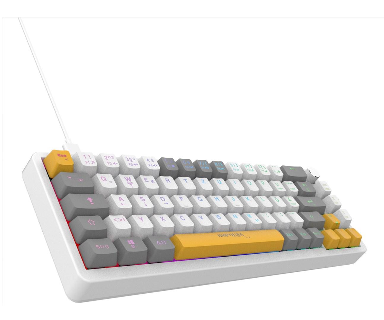 No name INCA Gaming Tastatur RGB/RedSwitch/USB/Mechan