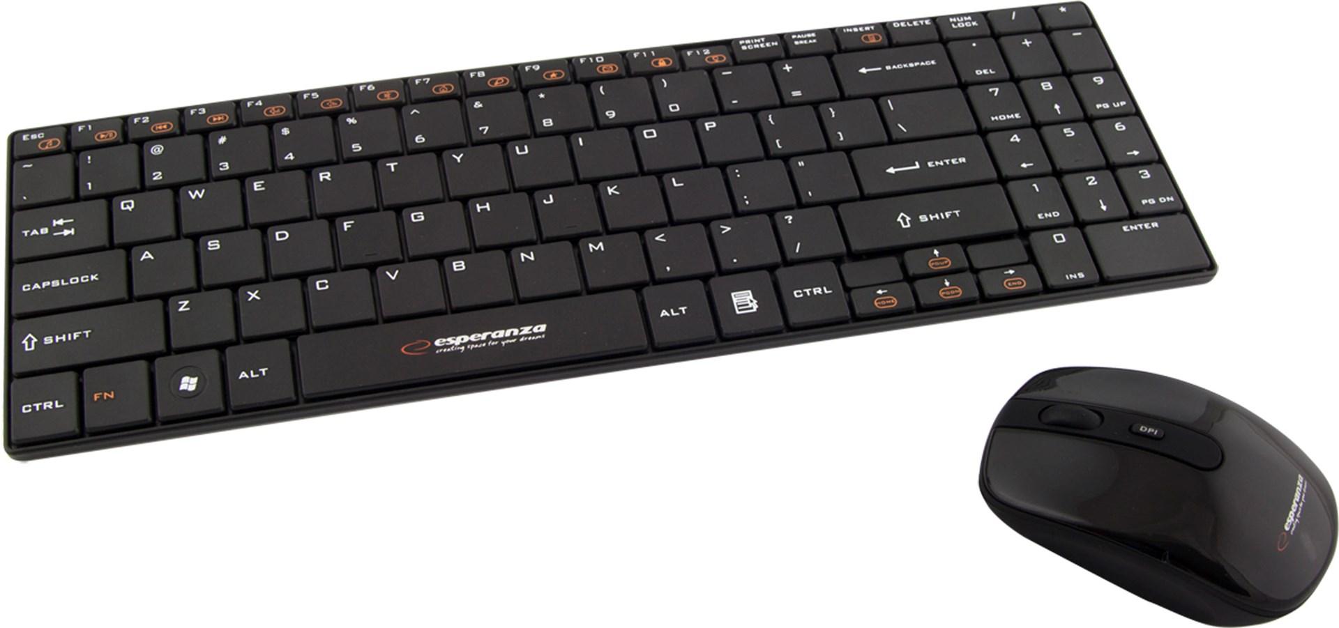 Esperanza EK122K keyboard RF Wireless QWERTY