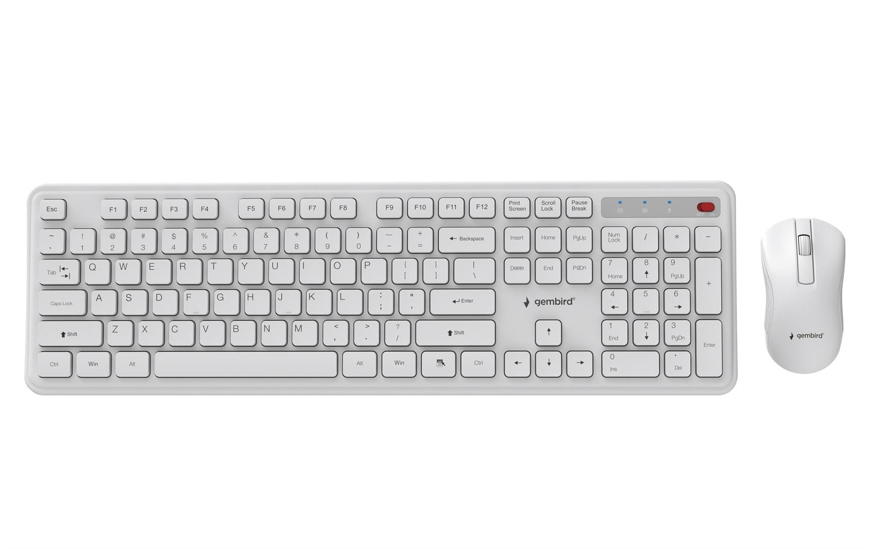 Gembird KBS-WPS-01 Slim Pro Business wireless