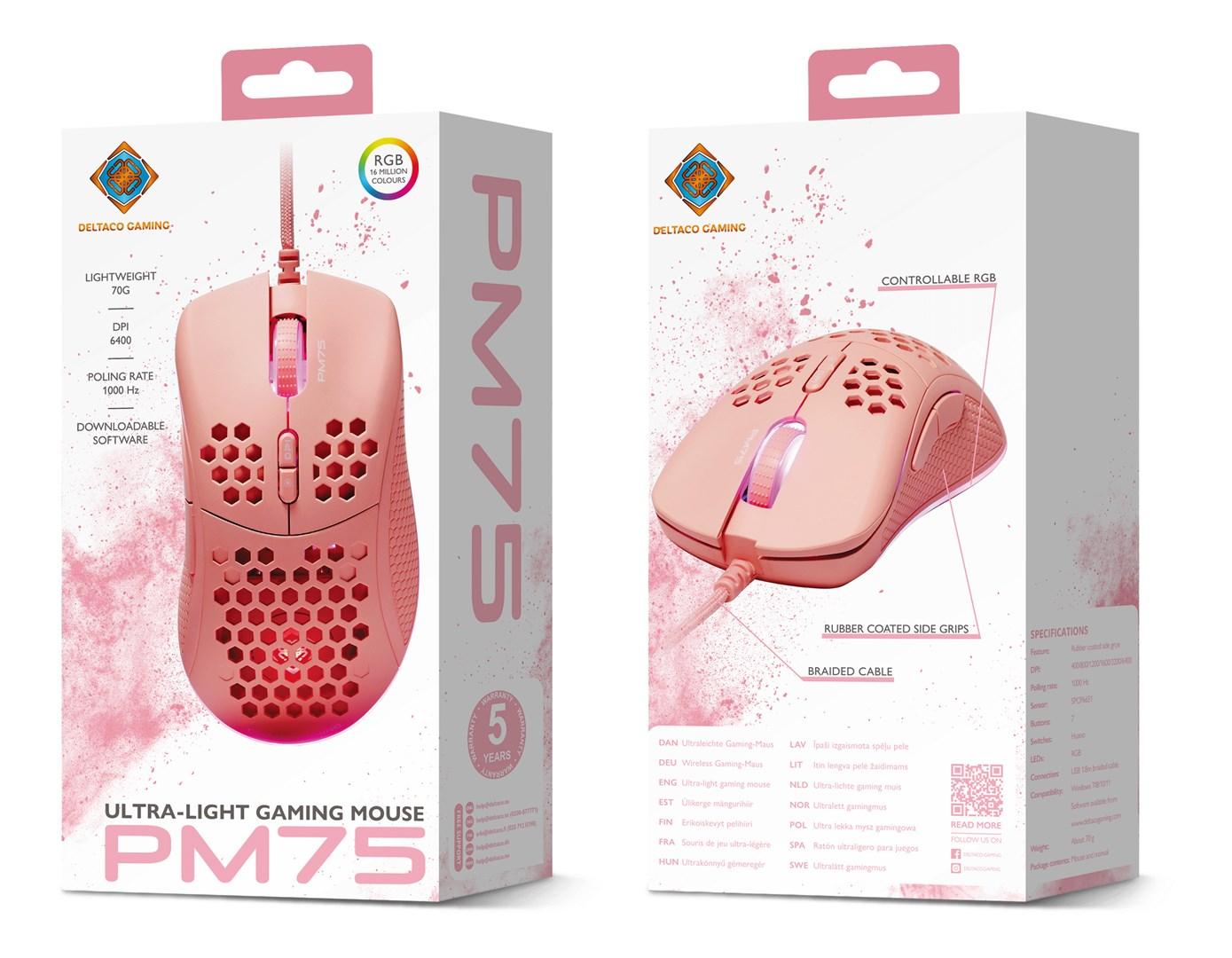 No name Deltaco Gaming GAM-108-P mouse