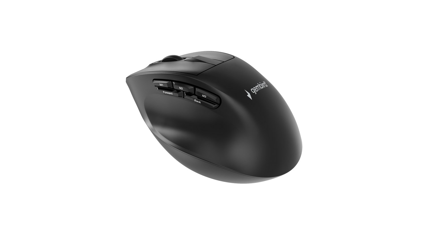 Gembird MUSW3-9B-01 Triple-mode wireless ergonomic mouse