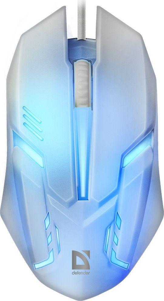 MOUSE DEFENDER CYBER MB-560L WHITE 7-COLORS