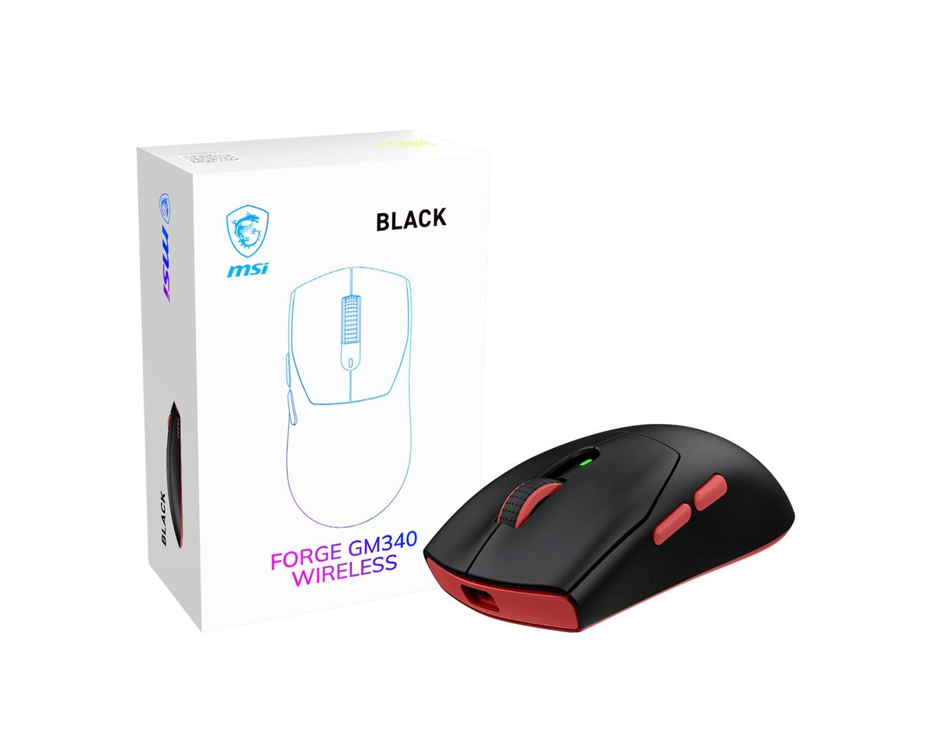 MSI Forge Gm340 Wireless Black mouse
