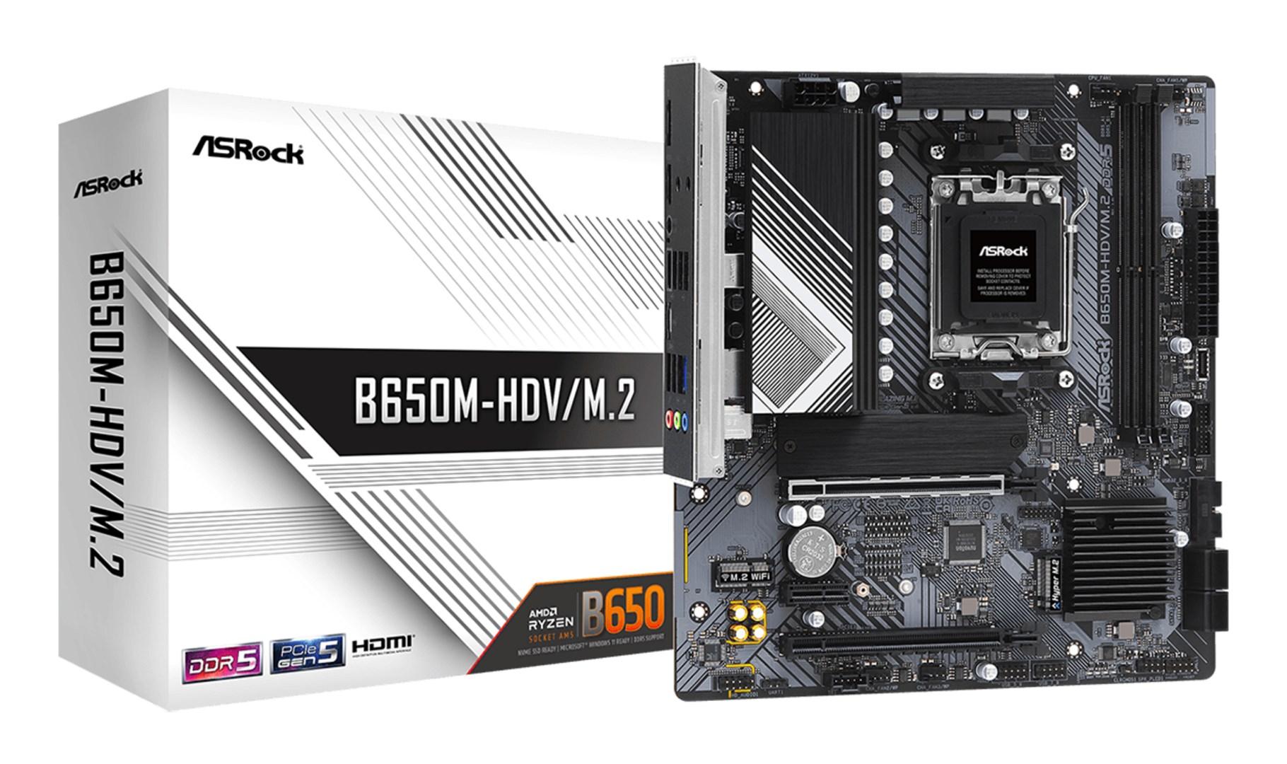 AMD Asrock AM5 B650M-HDV/M.2 uATX