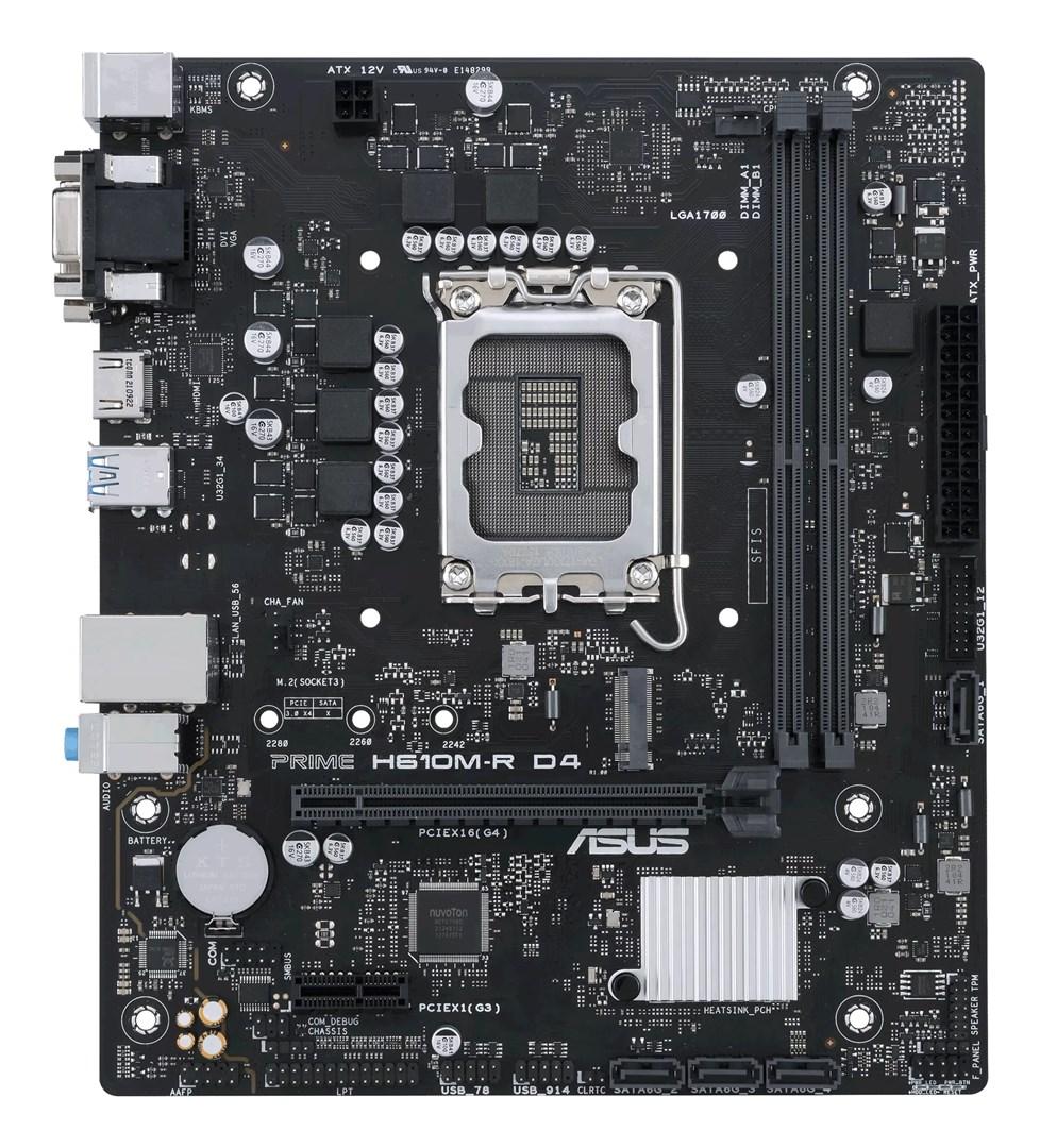 ASUS PRIME H610M-R D4 Intel H610