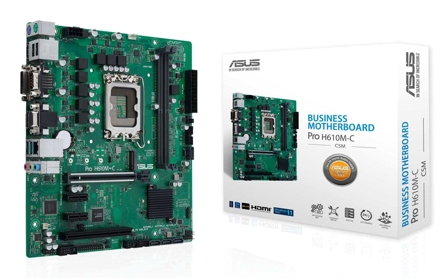 ASUS Pro H610M-C-CSM Intel H610 LGA