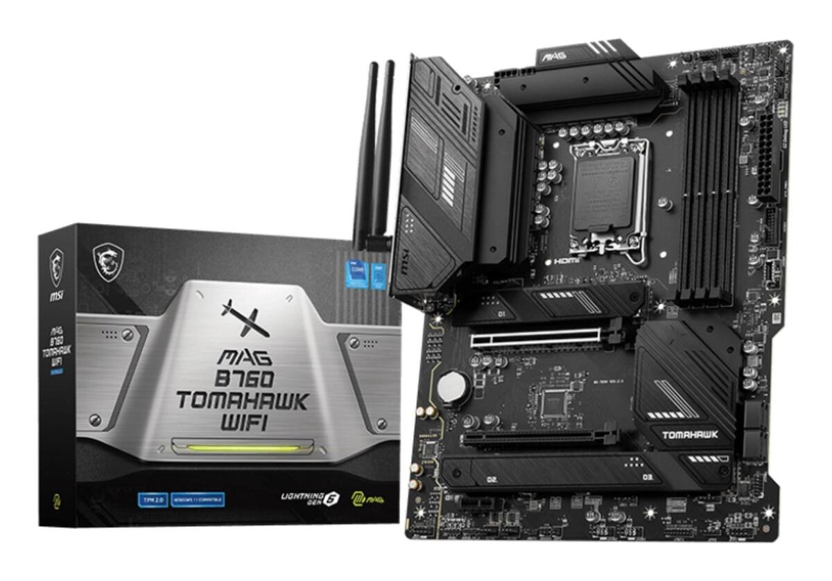 MSI MAG B760 TOMAHAWK WIFI motherboard