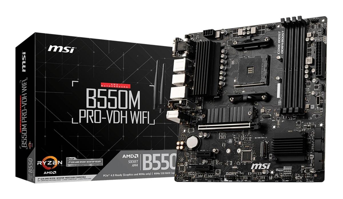 MSI B550M PRO-VDH WIFI motherboard AMD